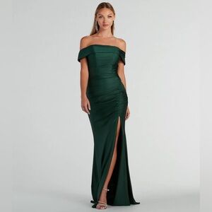 Alicia Off-The-Shoulder Mermaid Formal Dress from Windsor